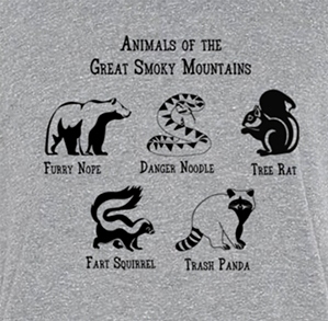 Great Smoky Mountains Animals T-Shirt