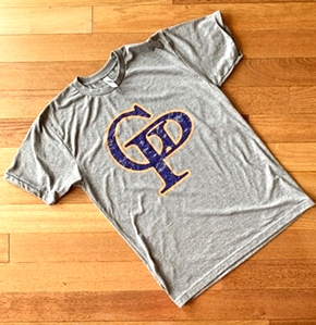 Blue and Gold Gatlinburg Pittman Logo T-Shirt