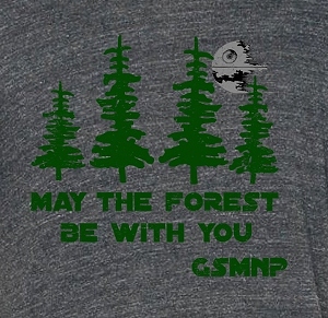 May the Forest Be With You Great Smoky Mountains National Park T-Shirt