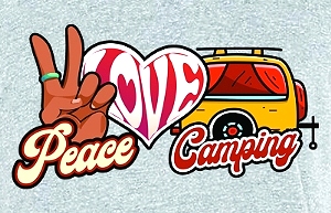Peace Love Camping T-Shirt