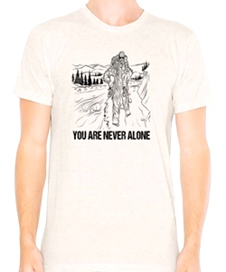 Bigfoot Never Alone T-shirt