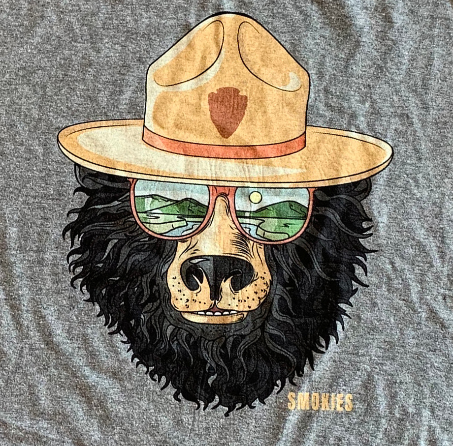 Bear Head Smokies Grey T-Shirt